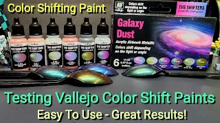 Testing Vallejo Color Shift Paint - How To Airbrush Them - Easy To You Use