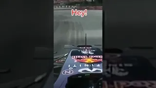 Racing Car Nearly Crashes Into Another - Hey, Hey, WHAT!