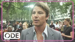 Josh Hartnett on the Actors' Strike at Oppenheimer UK Premiere