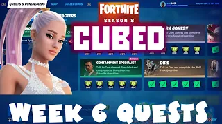 (Chapter 2) Fortnite Season 8 Week 6 Quests - Ariana Grande, Dark Jonesy & Ghostbusters Afterlife