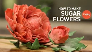 How to Make Sugar Flowers for Cakes | Gumpaste Cake Decorating Tutorial