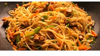Speghatti Recipe / Spicy Chicken Spaghetti Recipe