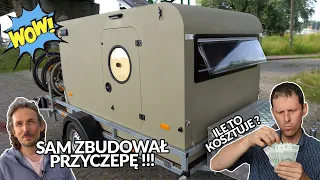 👷 Sam zbudował przyczepę! 🤑 Ile to kosztuje?