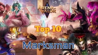 Top 10 Marksman | Arena of Valor | AoV | RoV | Liên Quân Mobile | 2021