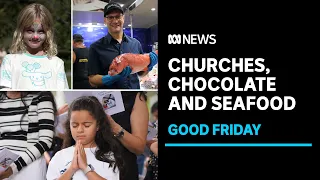 Good Friday marked with church services, Easter egg hunts, and seafood spreads | ABC News