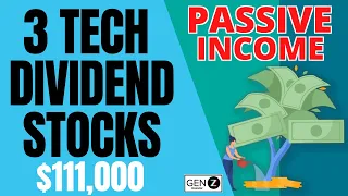 Best 3 Tech Dividend Stocks To BUY For Passive Income!