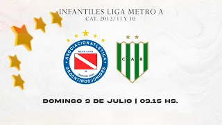 🏆 INFANTILES Liga Metro A: ARGENTINOS JRS vs. Banfield