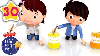 Mixing Colors Song | +30 Minutes of Nursery Rhymes | Learn With LBB | #howto