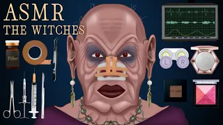 ASMR 영화 '더 위치스' 싸이코 마녀 인간으로 변신 시키기 애니메이션 | PLASTIC SURGERY TRANSFORMATION ANIMATION FOR WITCHES