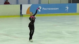 Alina Zagitova 1 stage Cup of Russia 2015 SP 6 55.59