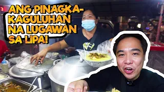 BEST STREET LUGAW in LIPA?? LUGAW OVERLOAD & STREET FOOD Trip! | Jayzar Recinto