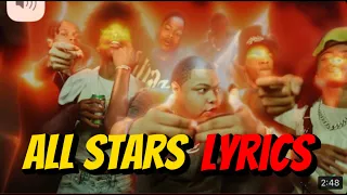 JStar Balla - All Stars Ft. BLOODIE , DeePlay4Keeps , Roscoe G , DD OSAMA , Dudeylo (LYRICS VIDEO)