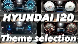 How to change the DRIVE MODE and CLUSTER THEME ON 2022 Hyundai i20 dash clocks #howto #cluster #i20