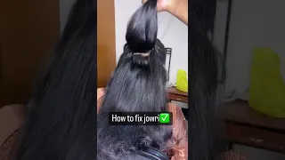 how to fix jowri 🔖✨  wedding hairstyles jadai