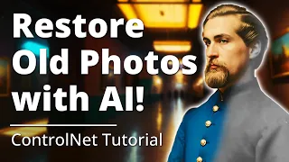 How to Colorize Photos with AI - Stable Diffusion + ControlNet Tutorial 2023