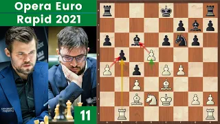 Due Sacrifici da Cuor di Leone! - Carlsen vs Vachier-Lagrave | Opera Euro Rapid 2021 Semi Finale