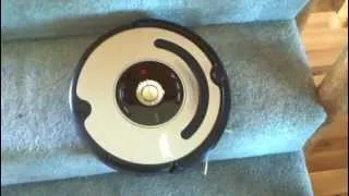 Roomba stair detect in action