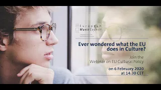 EMC webinar on EU Cultural Policy and the MFF