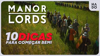 10 Dicas para começar bem em Manor Lords