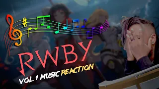 reacting to RWBY Volume 1 OST (LYRICS) - PART 1