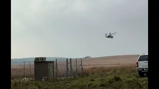 Exercise Lightning Force 2024 - RAF Spadeadam AH64E Low Pass