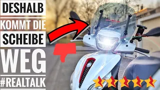 DESHALB kommt das Windschild ab! |Piaggio Medley | b196