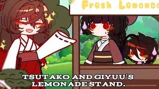 | Tsutako and Giyuu's Lemonade Stand. | Kny | Tiny Giyuu and his older sister. | ♡♡ |