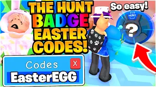 The Hunt EASTER EVENT BADGE Codes In Arm Wrestling Simulator Roblox
