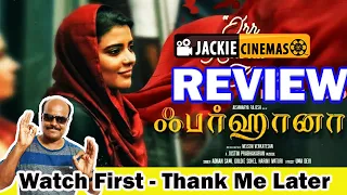 Farhana Movie Review | Jackiesekar | Aishwarya Rajesh | Selvaraghavan | Nelson | Jackiecinemas Tamil