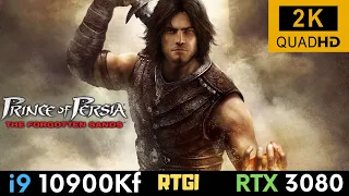 Prince of Persia The Forgotten Sands Benchmark | RTGI | 1440p | i9 10900kf | RTX 3080