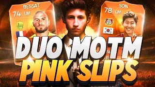 WHAT A START! - DUO MOTM PINK SLIPS! FIFA 15 Ultimate Team!