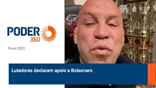 Lutadores declaram apoio a Bolsonaro