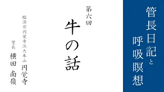 第6回「牛の話」2021/1/12【毎日の管長日記と呼吸瞑想】｜ 臨済宗円覚寺派管長 横田南嶺老師