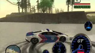 Дривтинг в GTA SAN ANDREAS SUPER CAR