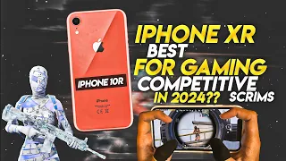 IS IPHONE XR BEAST FOR GAMING & COMPETITIVE IN 2024?🔥•IPHONE XR BGMI/PUBG TEST IN 2024•IPHONE 10🎮