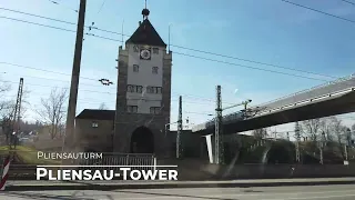 Esslingen 4K - Driving Downtown - Germany
