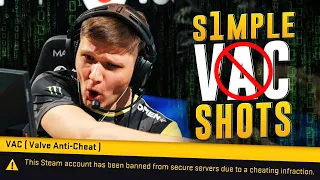 Best VAC Shots from S1mple! (LUCKY SHOTS?)