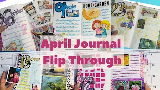 April Journal Flip Through | creative Daily Journal