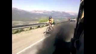 Rolling coal on cyclists compilation