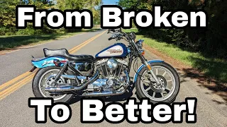 Fixing an Ironhead Sportster that won't run or charge the battery