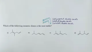 Diene stability example