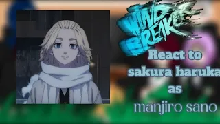 || wind breaker || react to || sakura haruka as || 🍃 manjiro sano 🍃 Part 1/2  🥰💗 by Ryzamae21 ❤️‍🔥