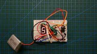 Connecting the shift register 74HC595 to the LED indicator using the example of ATtiny13 and Arduino