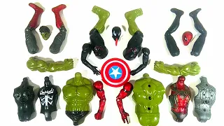 Assemble toys ~ Hulk smash, Spider-Man, venom carnage Avengers superhero toys