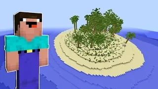 НУБ ПОПАЛ НА НЕОБИТАЕМЫЙ ОСТРОВ В МАЙНКРАФТ ! КАК ВЫЖИТЬ НУБУ MINECRAFT ! НУБИК ПРОТИВ АКУЛА Мультик