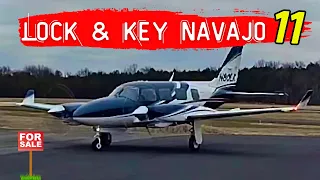 LOCK & KEY NAVAJO 11 | N80LK For Sale #mikejonesaircraft #lockandkeynavajo #pipernavajo