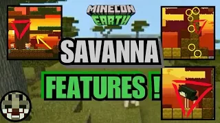 THE SAVANNA UPDATE FEATURES ! || MineCon Earth 2018 || AGCraft