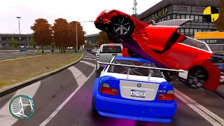 GTA 4 Crazy BMW M3 GTR Crashes Ep.7