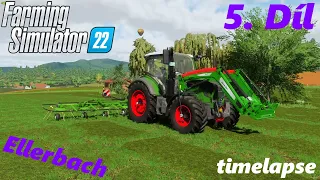 Senoseč a rozmetaní hnoje | Ellerbach | Farming Simulator 22 | 5. Díl