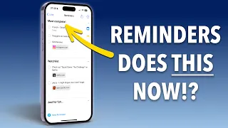 Reminders is AWESOME when you know how to use it! (14 Tips & Tricks for iPhone)